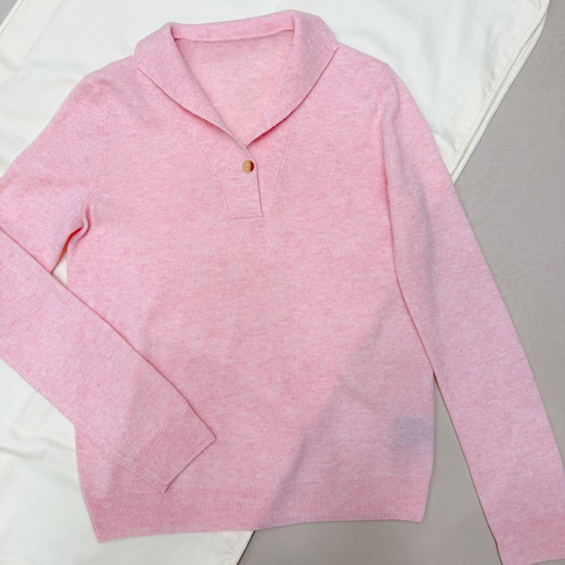 Elegant Pink Sweater Jumpers Designer Women Long Sleeve Pullover Jumper Top Autumn Spring Resort Vacation Knit Top