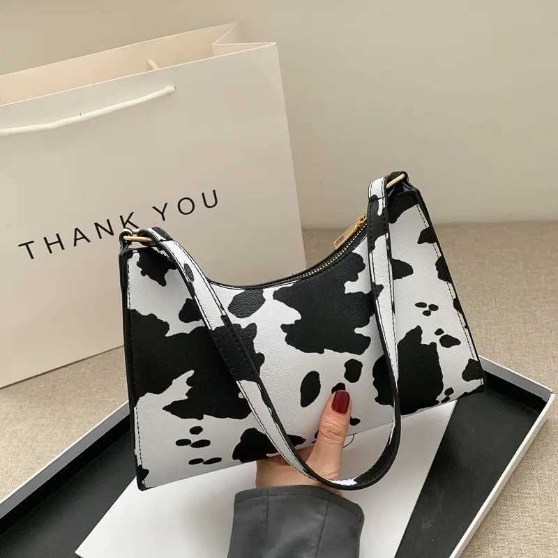 Fashion Zebra Print Women Luxury Handbag PU Leather Simple Underarm Shoulder Bags Female Daily Design Clutch Totes Purse Pouch X260815