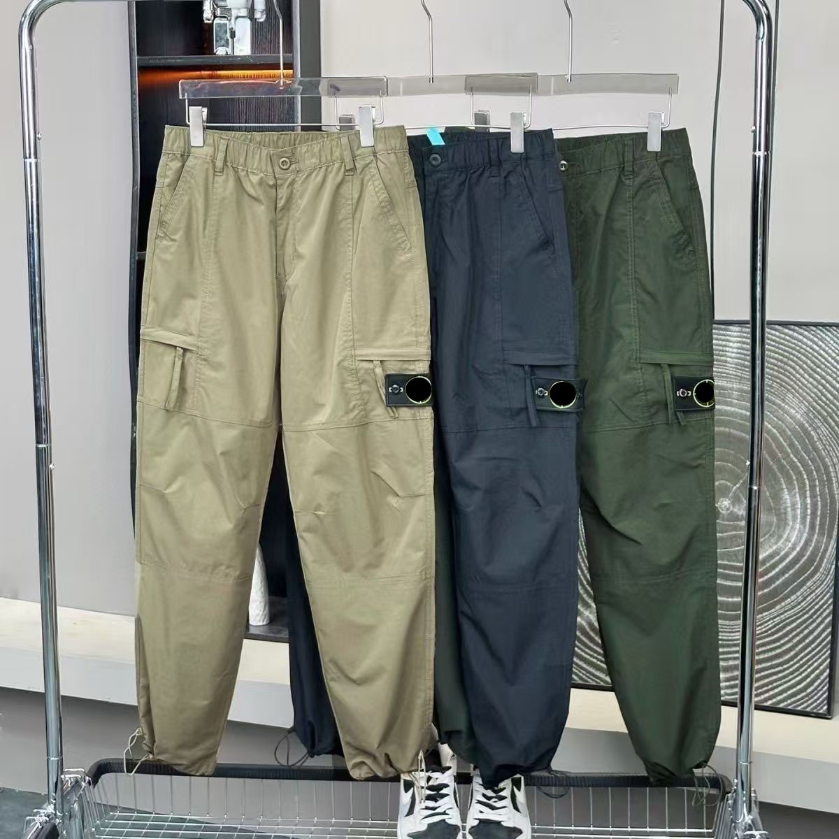 Casual work pants, outdoor loose straight-leg trousers, hiking men's American-style pants, storm pants, mountain leisure pants