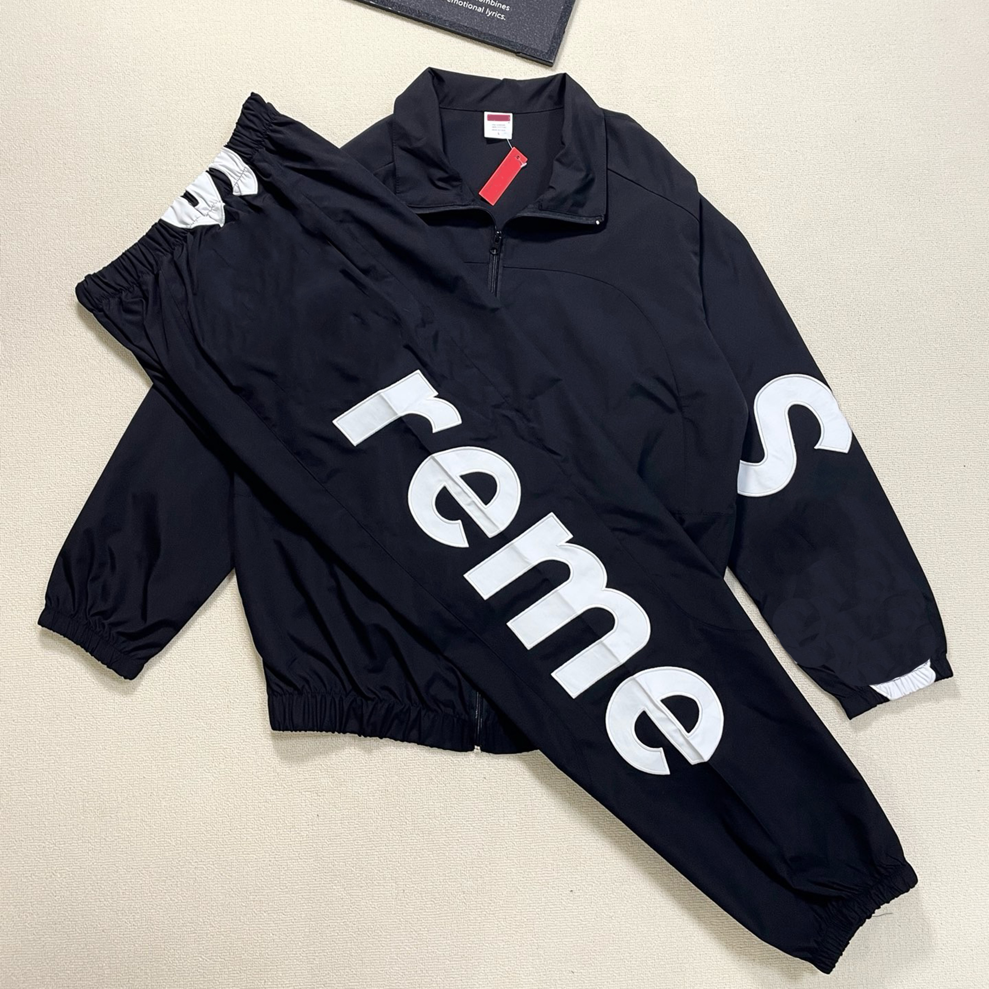 Designer Sportswear Street Trendy set casual sports men's lapel up collar zipper cardigan sweatshirt Men's Loose Sports sweatshirt pants S