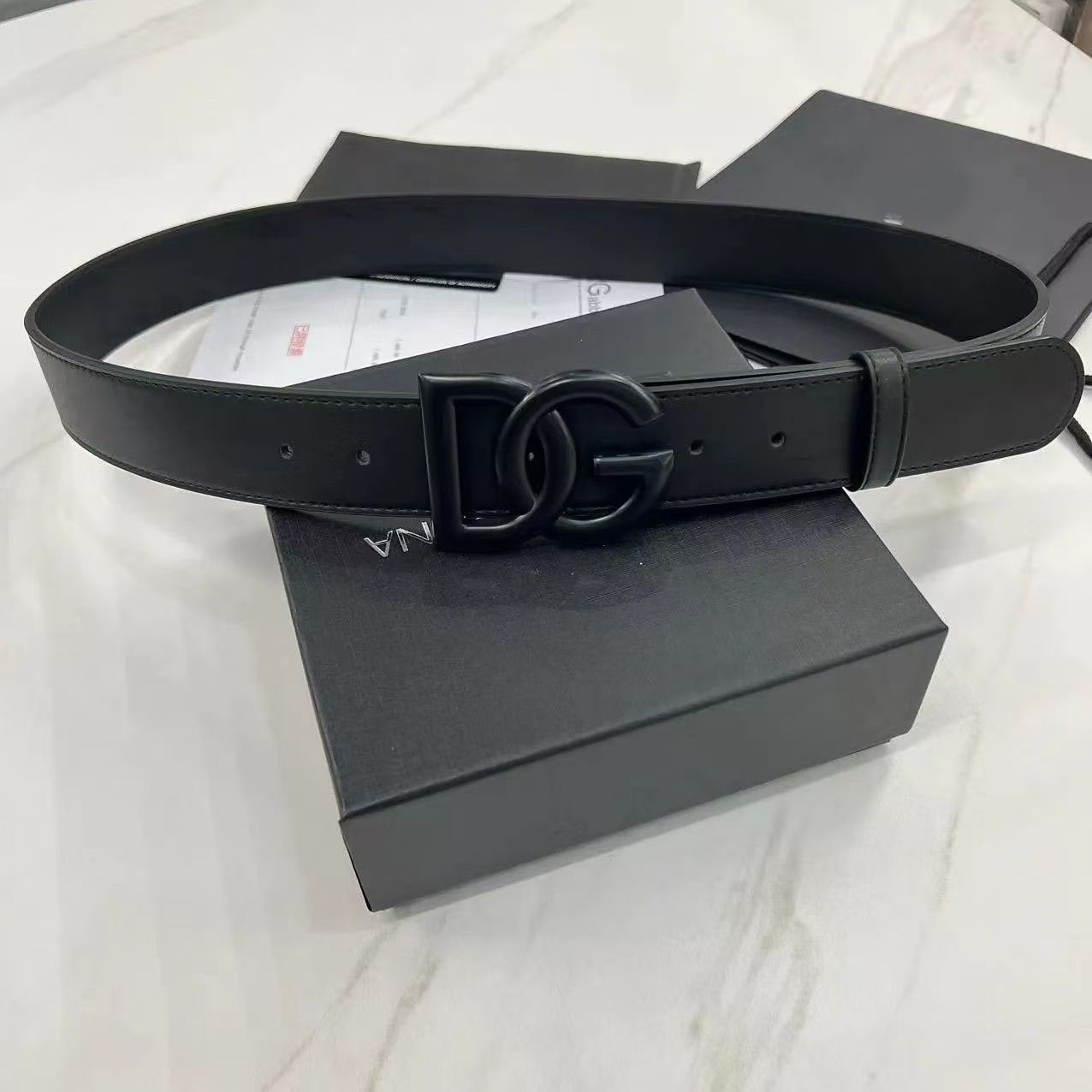High quality DGhate Belt For Man 2026 luxury designer leather belt with box