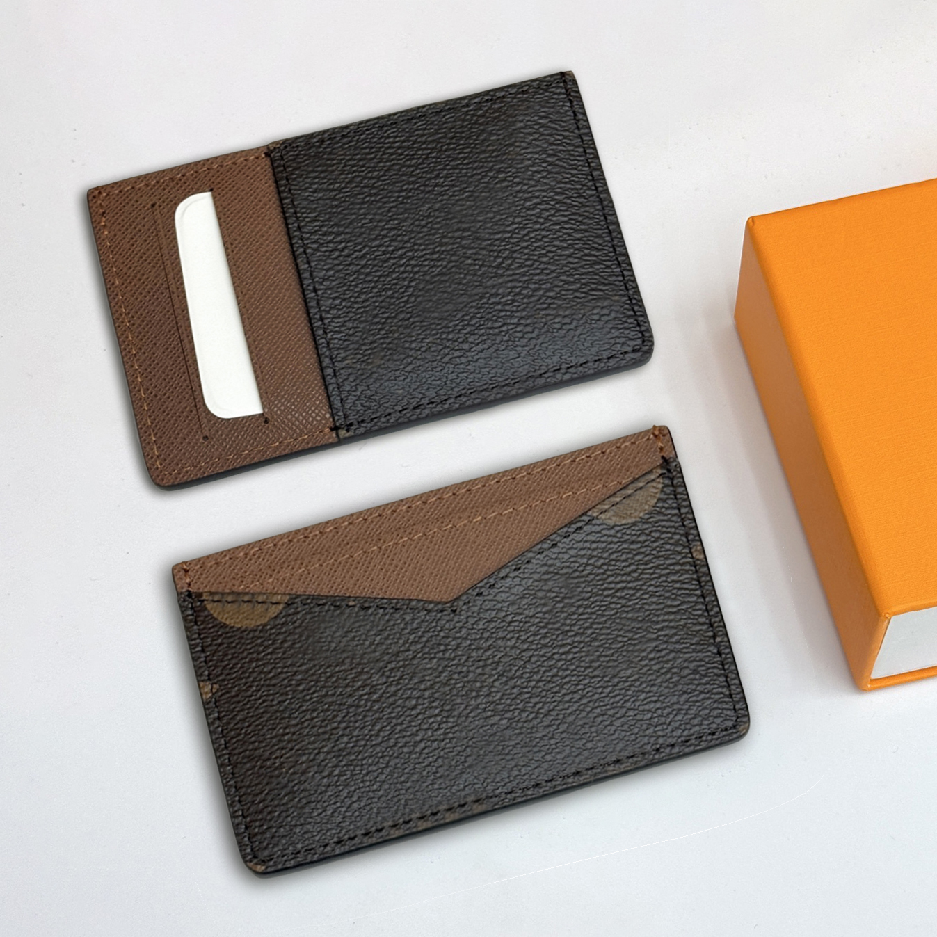 10A Quality Designer Card Holder Monogram Slim Card Wallet Business Card Case Luxury Credit Card bag Compact Pocket Card Holder For Men Women Mini P