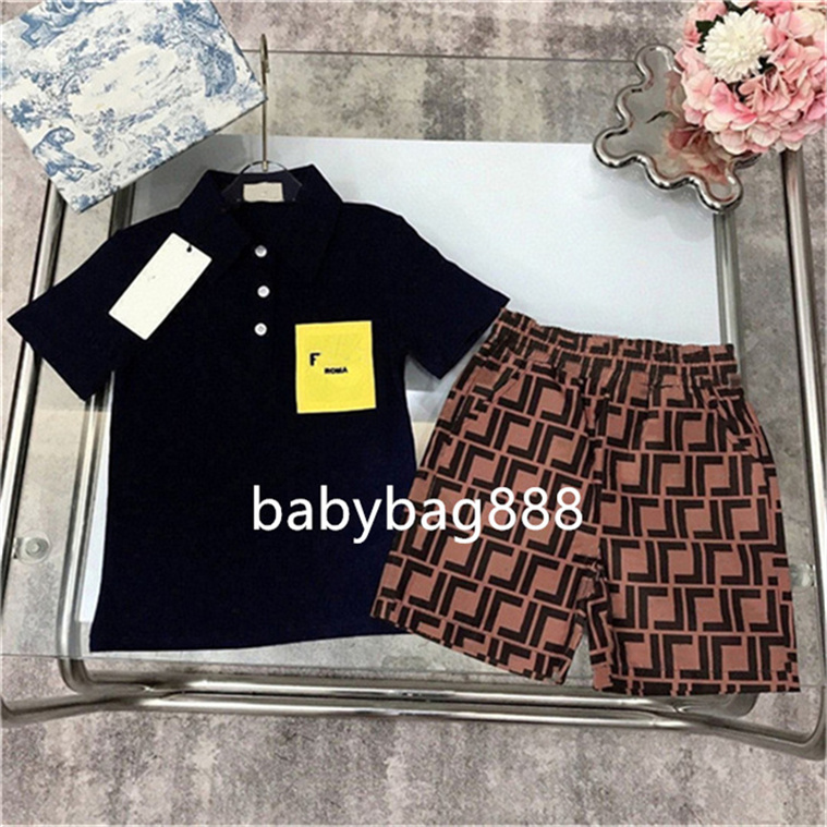 girl boy designer clothe boys tracksuit kids sets summer kid t shirt top child tshirts 2Pcs Jogging Suit Childrens Clothing Casual Sports Swetsuit s