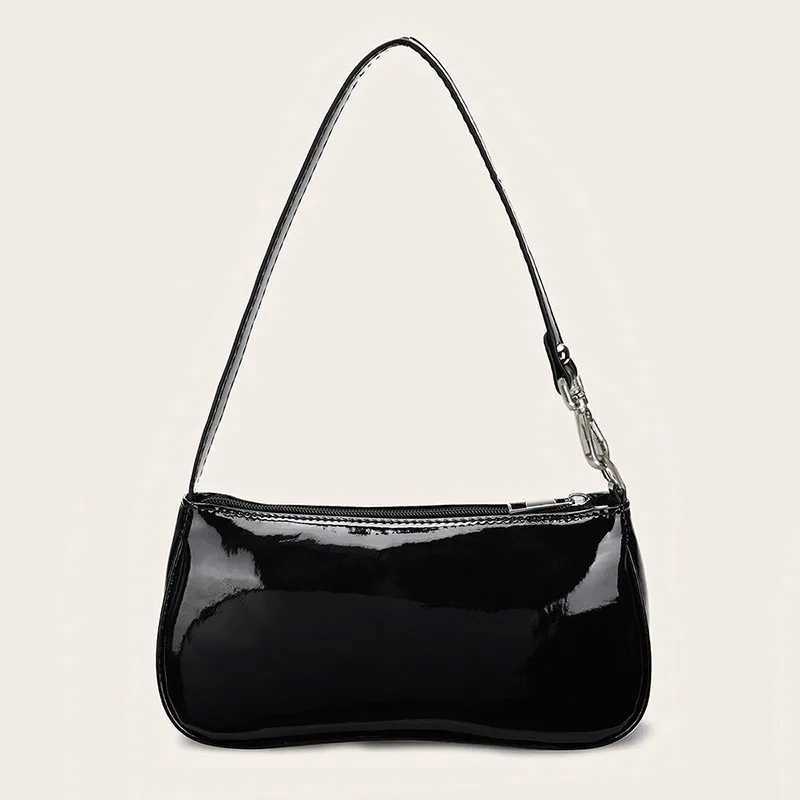 Retro Solid Color PU Leather Shoulder Fashionable Women's Casual Designer Hobo Underarm Bag Handbag X260815