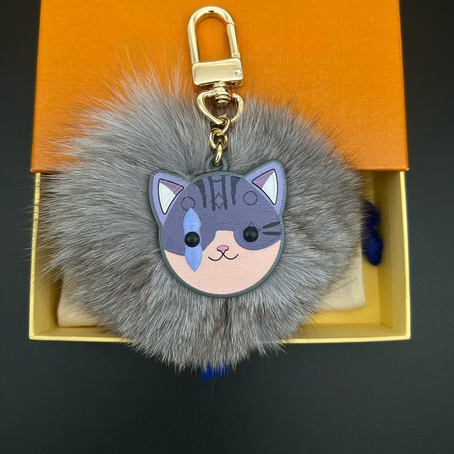 Designer Porte-clés Femmes Mâle Chaton Modèle Porte-clés Hommes De Luxe Chat Griffe Pendentif Accessoires De Mode Accessoires Classiques Couple P