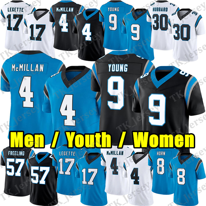 Panthersjersey Carolina Football Jersey Tetairoa McMillan Bryce Young Xavier Legette Monroe Freeling Jaycee Horn Chuba Hubbard Lee Hunter Jonathon B