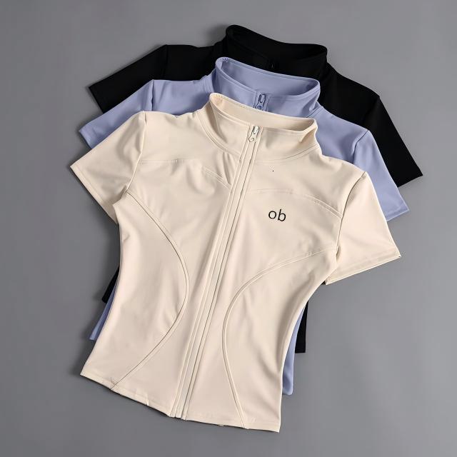 Summer New Style Short Sleeved T Strap Fitness Clothing for Women Cycling Suit Outdoor Sports Yoga Training Top 26Y0817