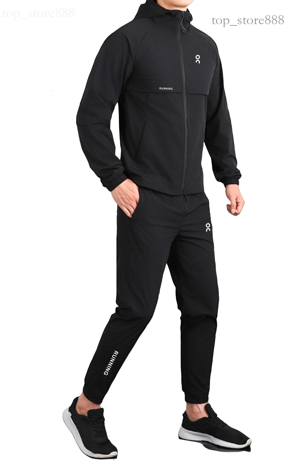 On Run Tracksuit High Quality Qc Tracksuit Latest Model Tech Jacket Sweatpants Set Designer Sports Fitness Jogging Suits Quick Dry Sportswear A7b