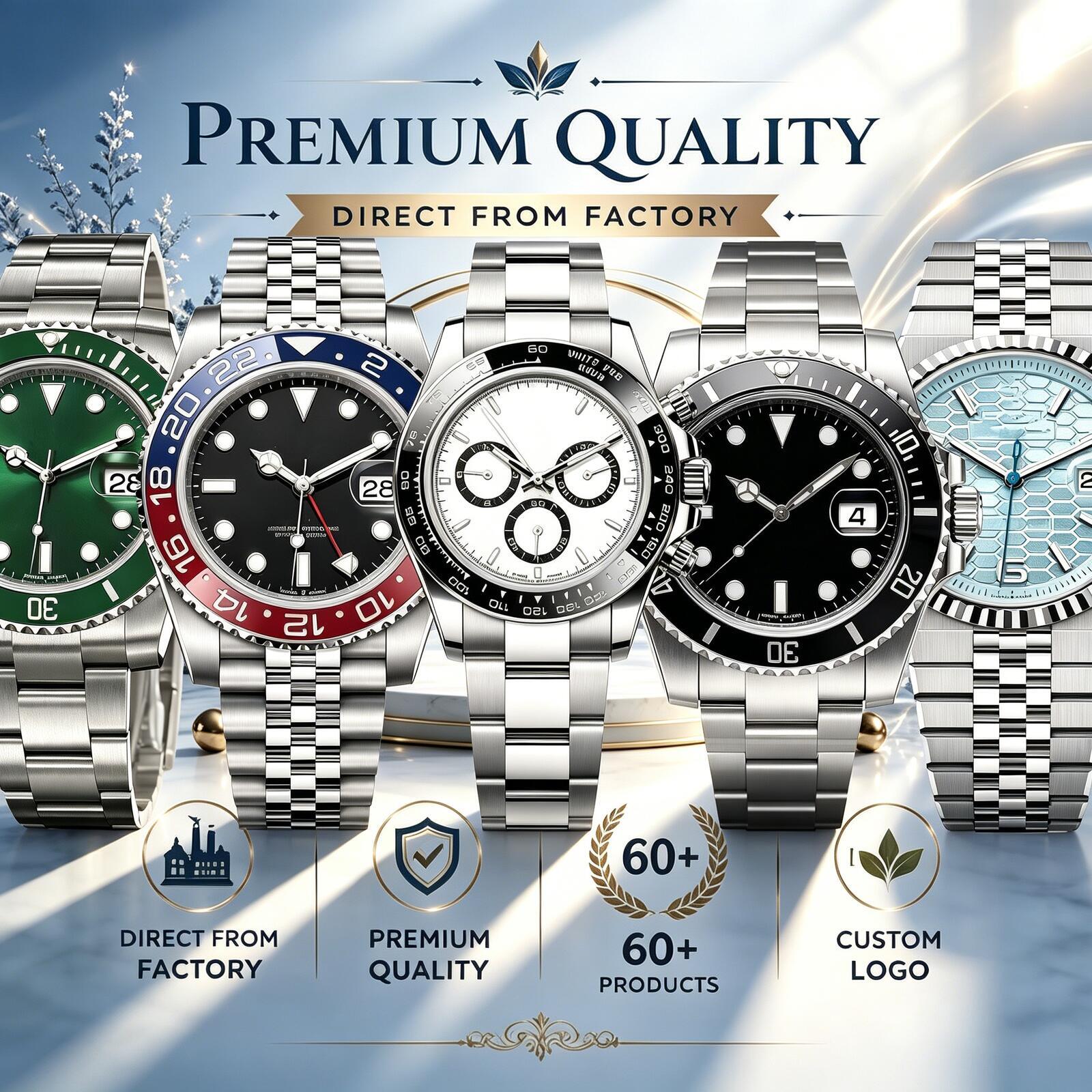 2026 Panda Watch Montre Premium Montre d'affaires Montre pour homme Montre-bracelet automatique mécanique étanche avec verre saphir Reloj Montre