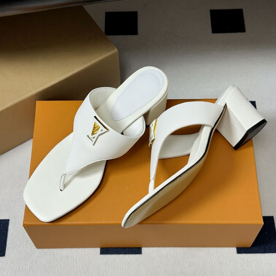 Pantoufles de créateurs pour femmes, chaussures décontractées classiques à talons hauts à motifs de fleurs, chaussures à motifs de lettres, panto