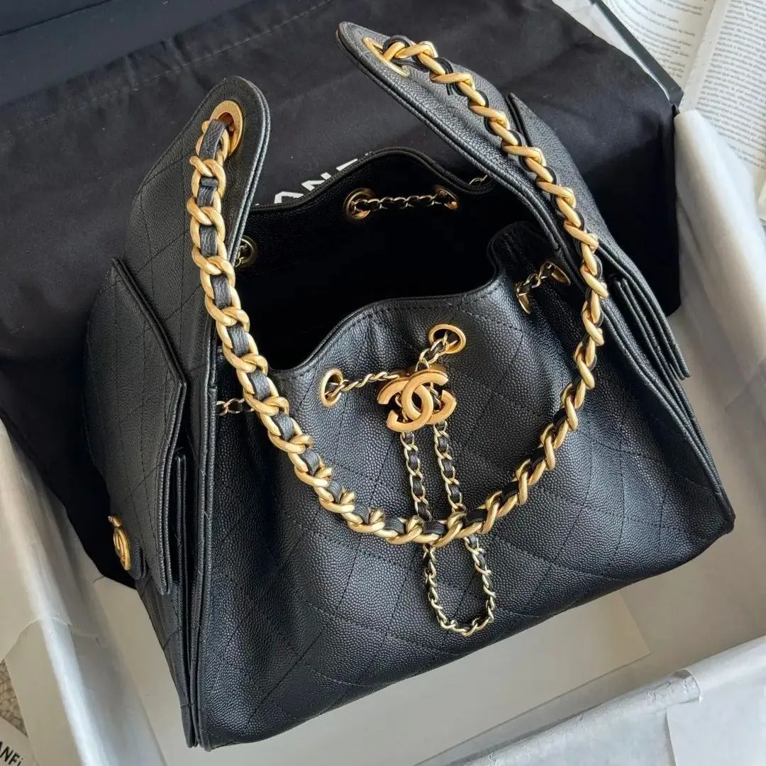 2026 new style tik hot HOBO bag Luxurious designer bag Leather handbag bucket bag Fashion classic single-shoulder bag with large capacity and caviar