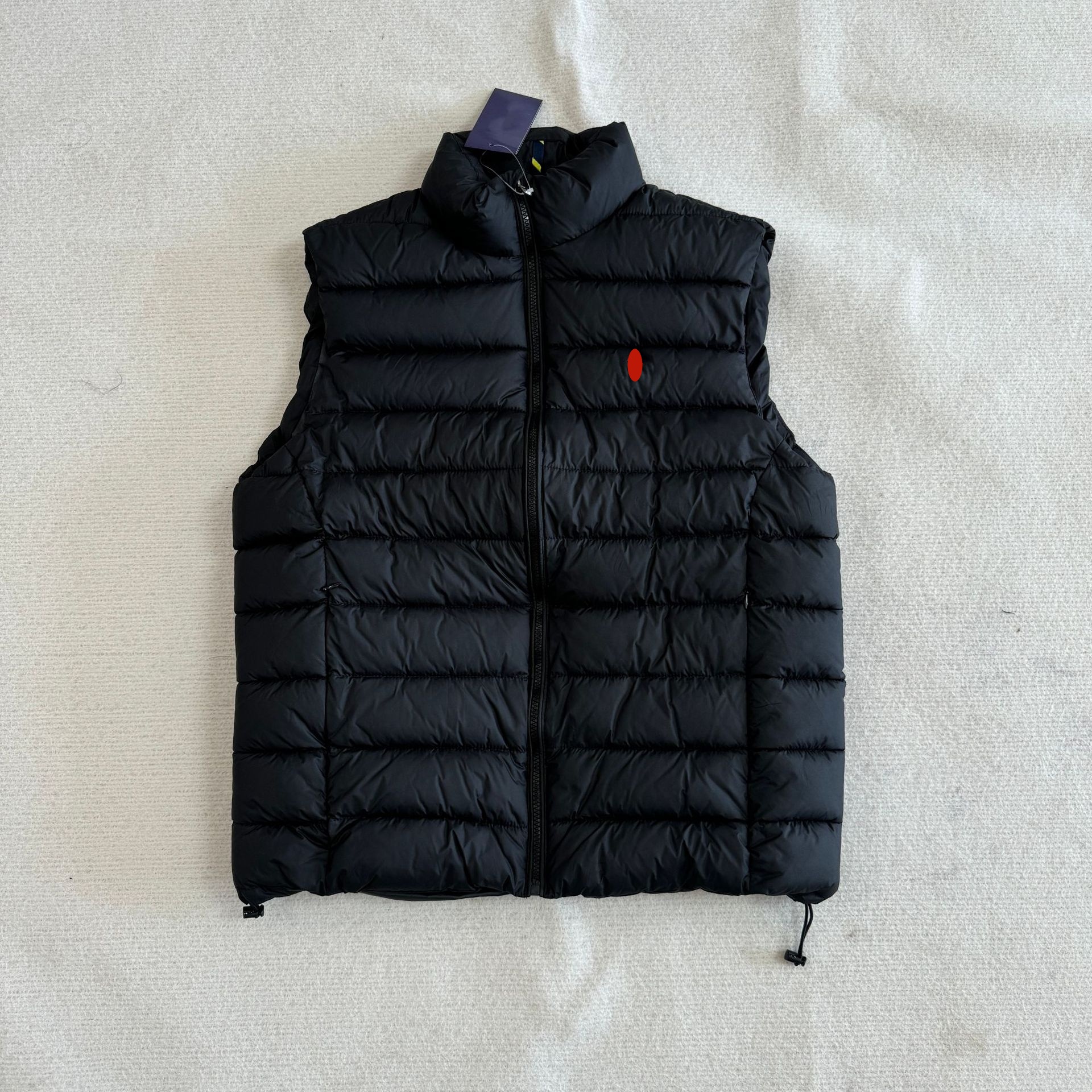 Polo Men Vest Body Warmer Gilet Puffer Vest Jacket Men Stand Collar Zipper Button Embroidery Casual Slim Down Winter Womens Vests jackets