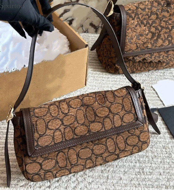 Designer Canvas New 2026 Bags Women Luxury ETTA Small Flip Shoulder Bag Soft Crossbody Handbag Fashion Classic Purse Retro Shopping Bags