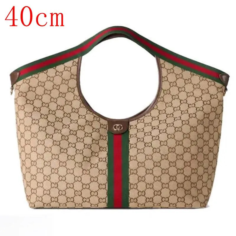 Designer Bag Vintagess Bag Monogrames Canvas Hobo Tote Bag Women Fashion Purse Bag Web Stripe Shoulder Crossbody Bag Large Capacity Women Fashion Pu