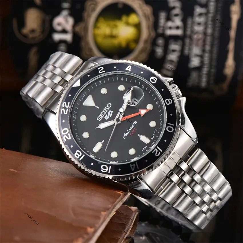Seikoswatch Self Wind Mechanical Multifunctional Seikomod Watch Precision Steel Luminous High Quality Grandseiko Luxury Men Seikoity Watches With Bo