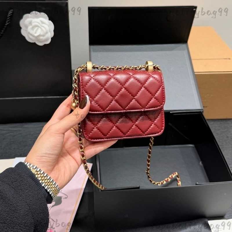 Luxury Mini woc Wallet Bag classic flap bag Designer Lipstick Shoulder Dinner Bag Women Totes Quilted Leather Gold Matelasse Chain leather Cosmetic