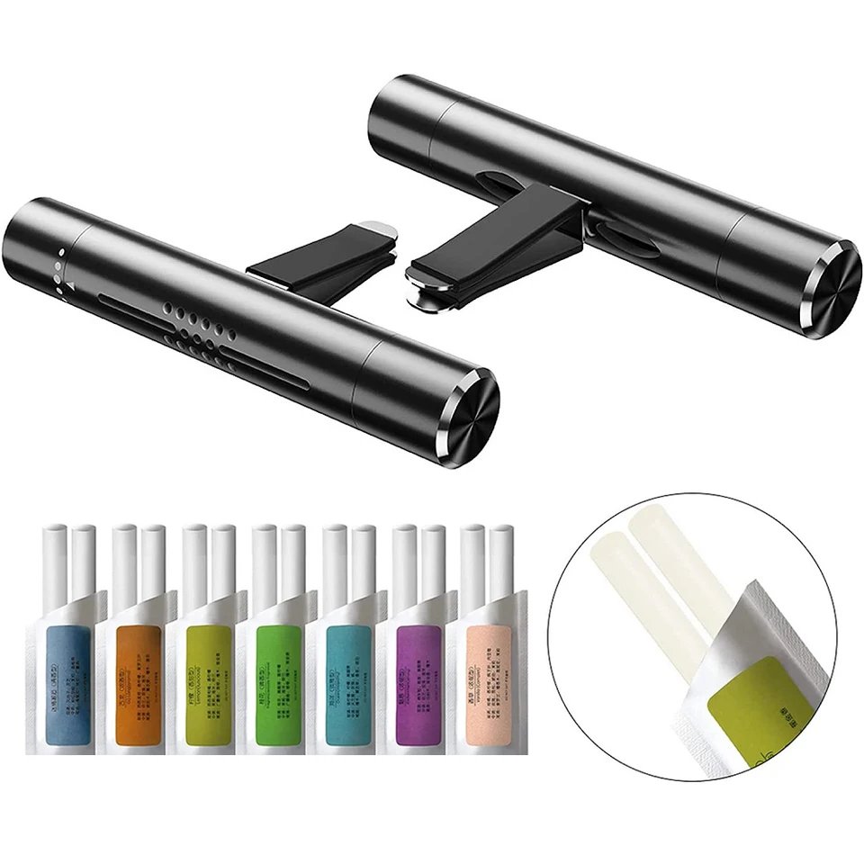 Ocean Scent Car Vent Clip Air Freshener Stainless Steel Diffuser