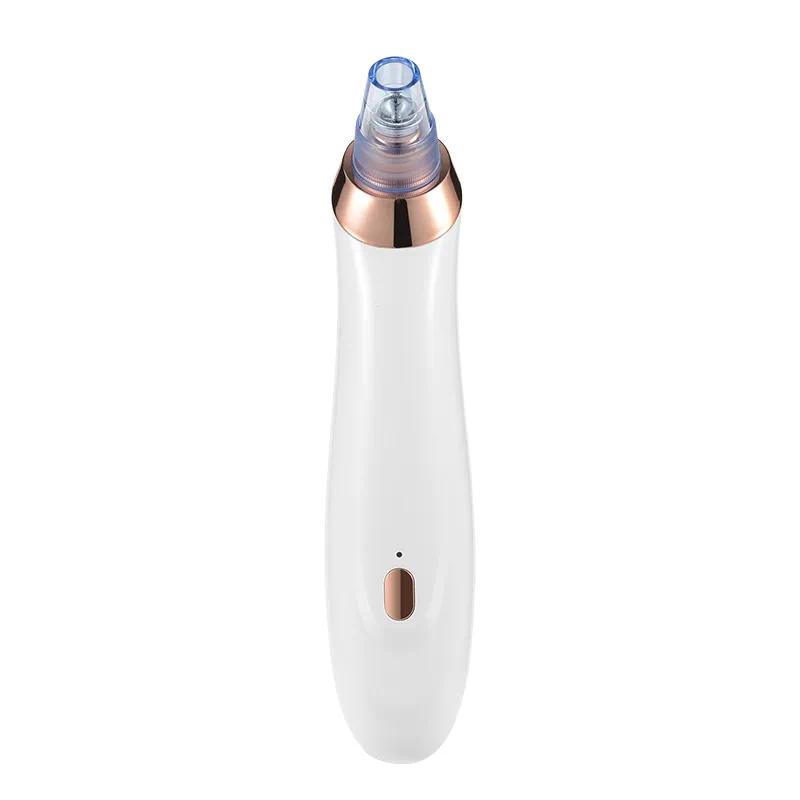 Handheld Vacuum Pore Cleaner Blackhead Remover USB Rechargeable Facial Skin Care Beauty Device with 5 Replacement Heads