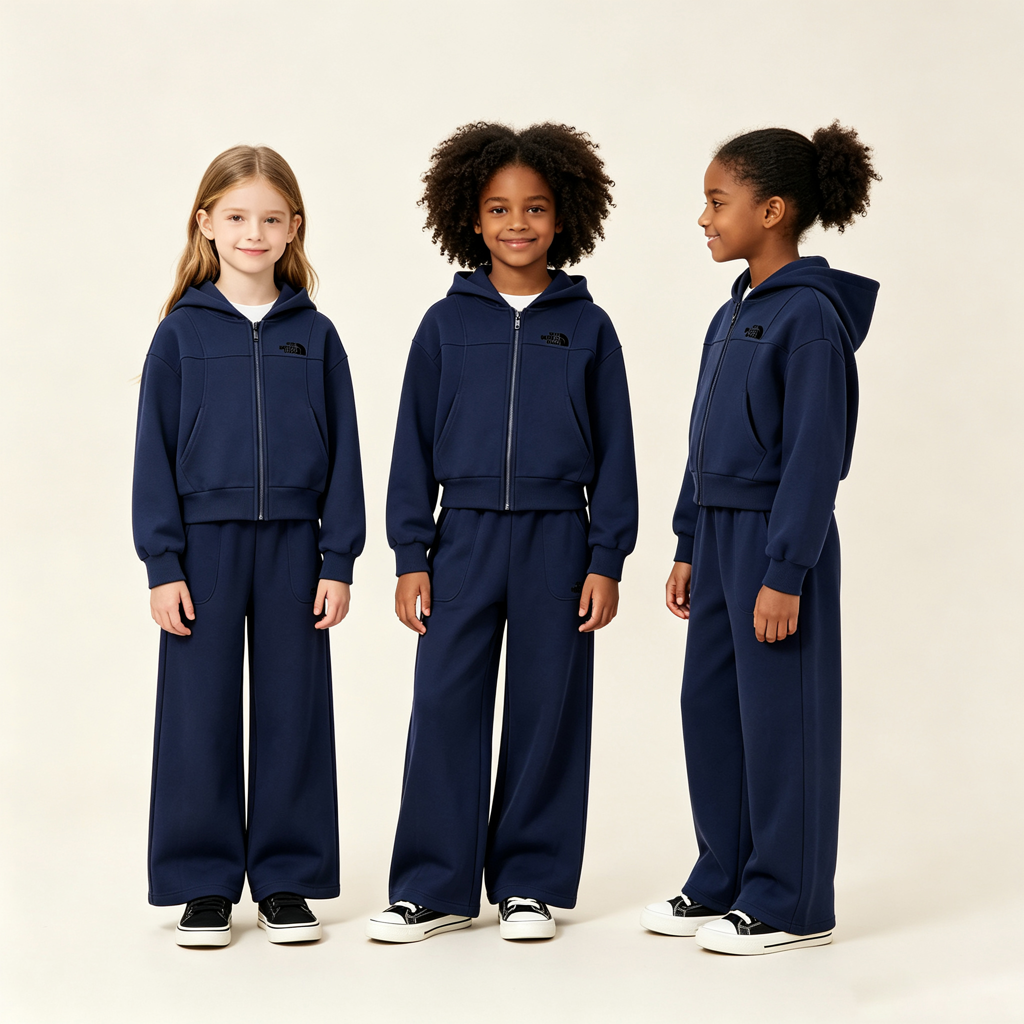 Girls Tracksuit Fleece Tracksuit 2Pcs Hoodie Pants Set Baby Boy Girl Winter Warm Outdoor Sportswear Clothes