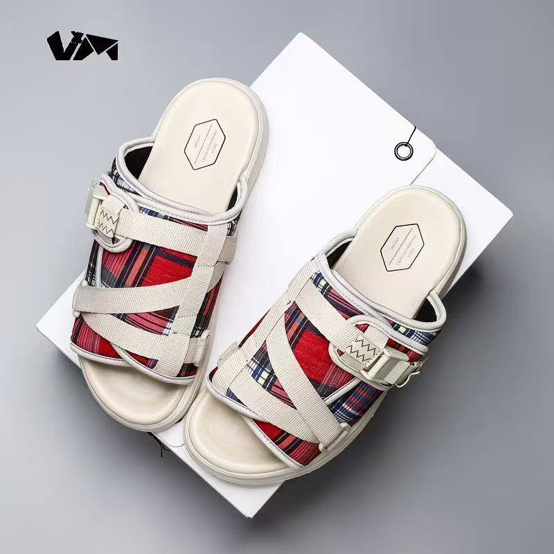 men women Functional strap Nylon slippers 1 1 Designer Visvim Outdoor CHRISTO Home Summer slide New 10a Beach pool Sports casual shoes sandale luxur