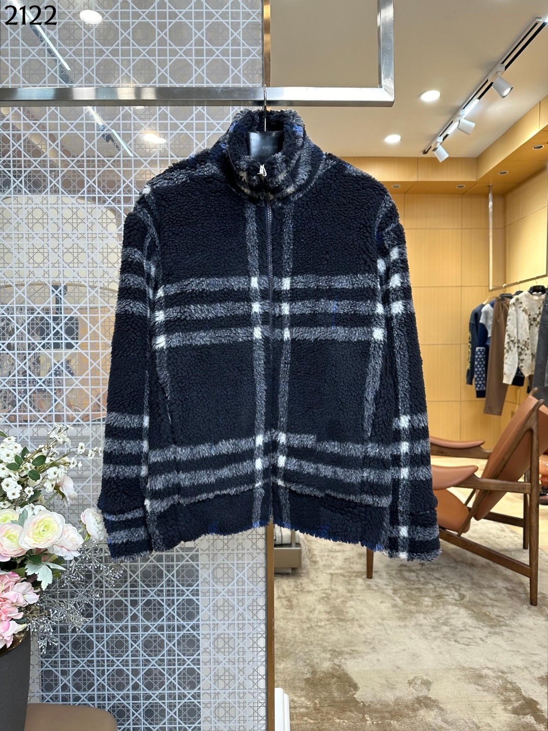 Designer jackets fashionable men's jackets hoodies windbreakers outdoor streetwear double-sided two-piece checkered quilted outerwear shirts