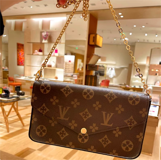 Designer 3 Multi FELICIE POCHETTE Chain Handbags Crossbody Purse Fashion Women Shoulder Bags Lady The Totes Bag Female backpack A4
