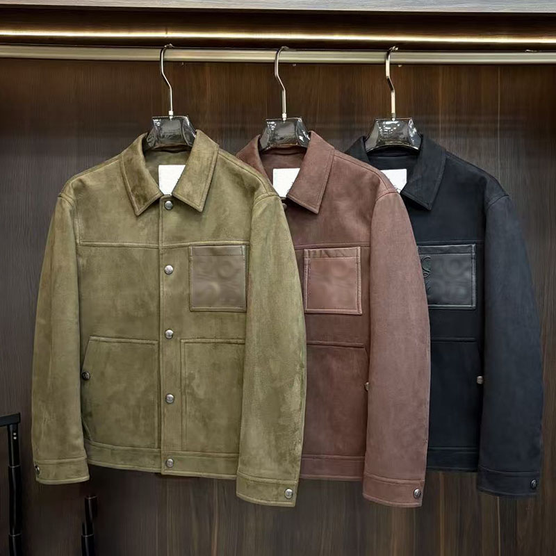 New designer men's jacket, high-quality men's coat, single-breasted style, casual autumn and winter coat.