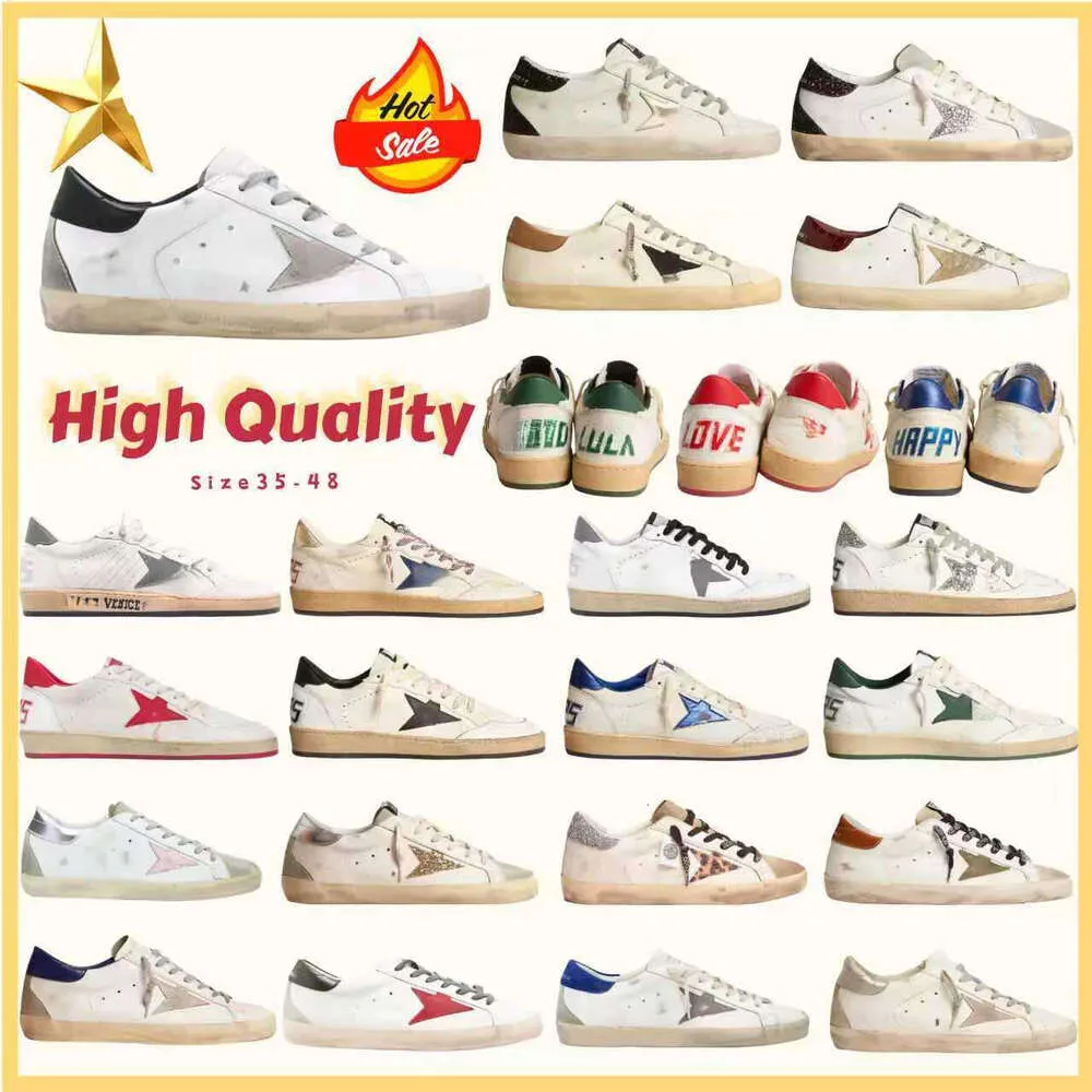 Designer Goldenstars goodegoosewomen Athleisure Shoes Goose Fashion Running Shoe Super Star Suede Leopard White Doold Dirty Classic and versatile sn