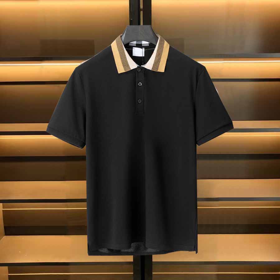 mens t shirt polo shirt mens polo shirts summer t-shirt men luxury polos Casual Mens TShirt Letter Print Fashion High Street Man Tee Asian size M-3X