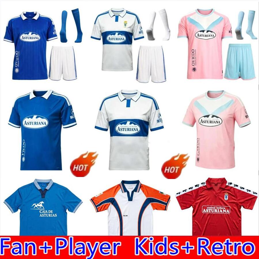 2026 2027 90 91 Real Oviedo Retro Soccer Jersey 26 27 CAMARASA JIMMY ALEMAO SEOANE SEBAS MOYANO ILYAS NACHO CAZORLA HASSAN Top Quality Men Kids Kit