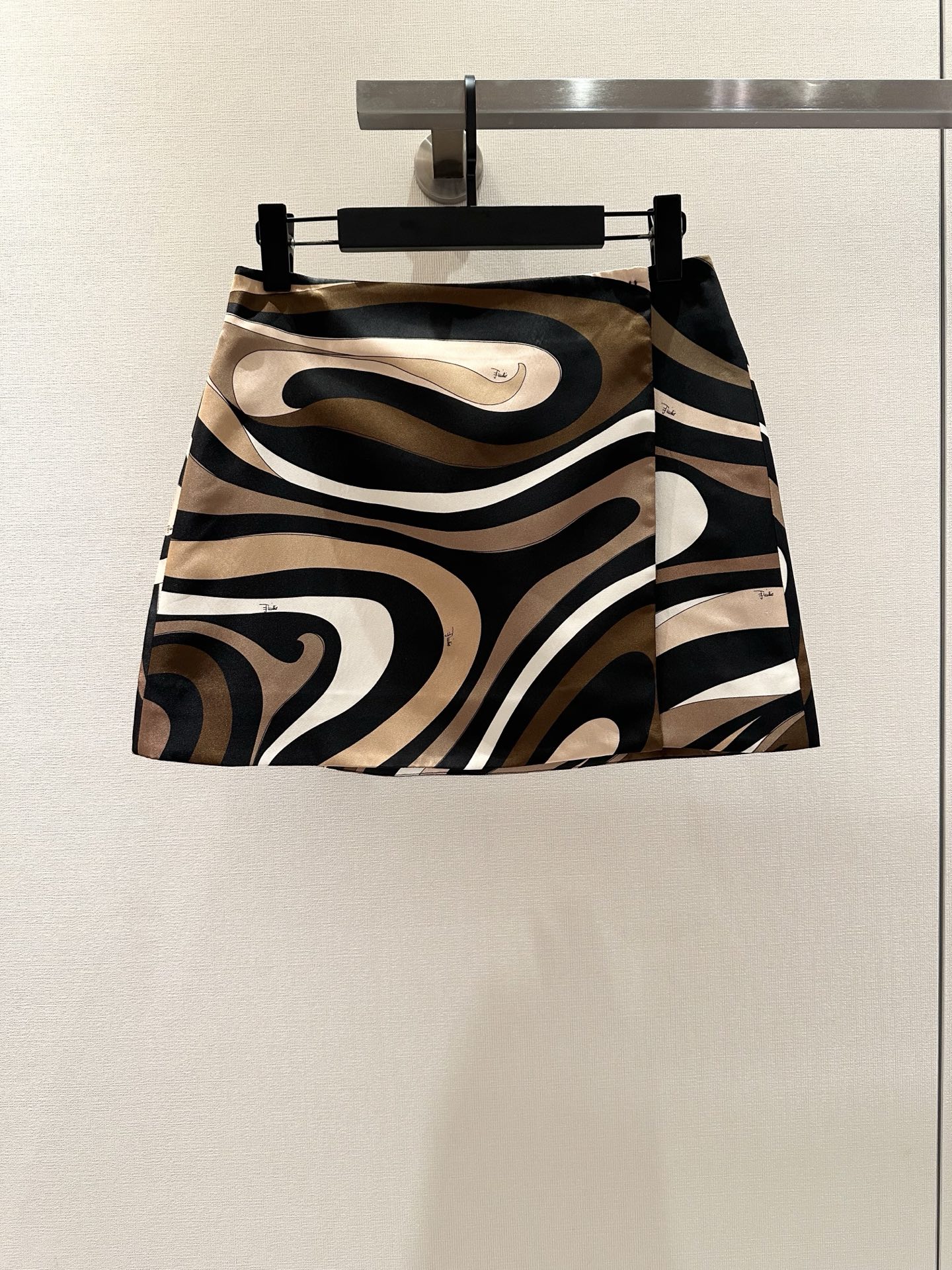 PUCC1 Silk skirt Satin Camisole Top Floral Print Women High quality P17