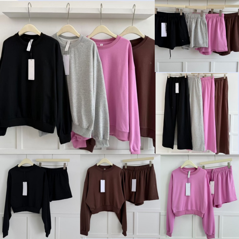 Nouveau Femmes Hommes 1/4 Quarter Zip Ensembles Designer Sweat-shirt Pantalons de survêtement Pull à capuche Veste Accolade Pull Yoga Full Zip Co