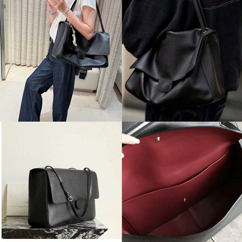 2026 French maxi flap 26S designer cf flip women Matthieu Blazy sac suede shoulder Crossbody Bag Vintage luxury quilted purse Lady soft shopping air