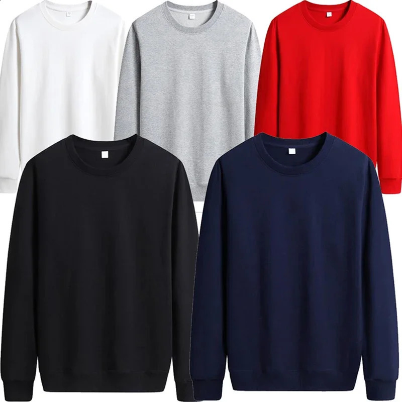 Men's Fashionable Thin Solid Color Pullover Hoodie for Autumn Casual Street Style Ideal Wear 260817