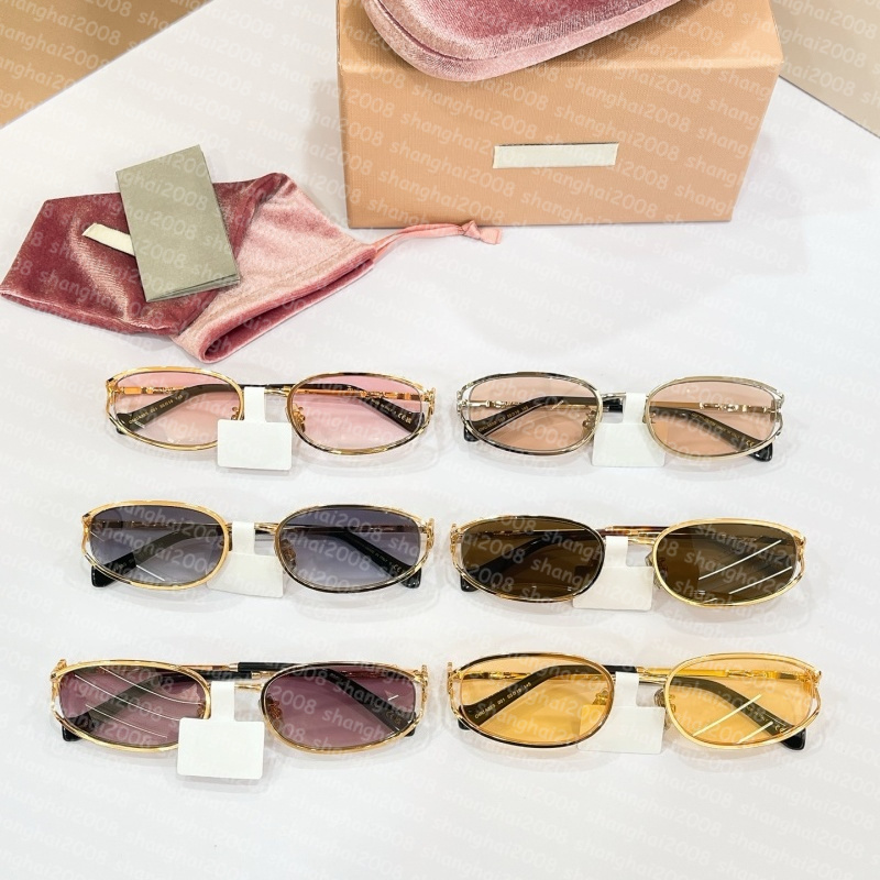 With BOX Fashion Letter Designer Sunglasses Goggle Beach Sun Glasses for men women girlfriend gift 36196