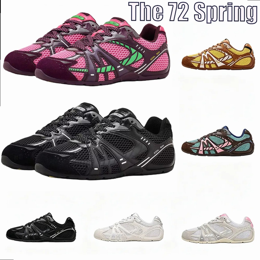 Designer Casual Marco Shoes Athletic Sneakers MJ 72 Featuring Vintage Aesthetic Mesh Construction Comfortable Fit For Spring Outdoors A39