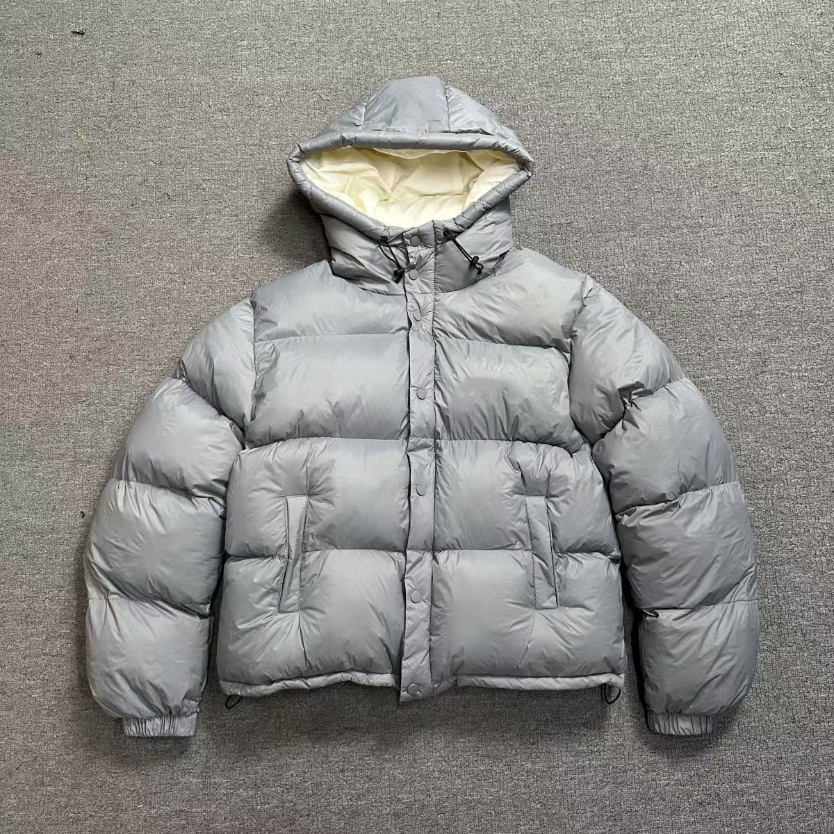 Designer Puffer mens Jacket American style streetwear cotton parka premium small-label embroidery design trendy winter thickened warm outerwear j