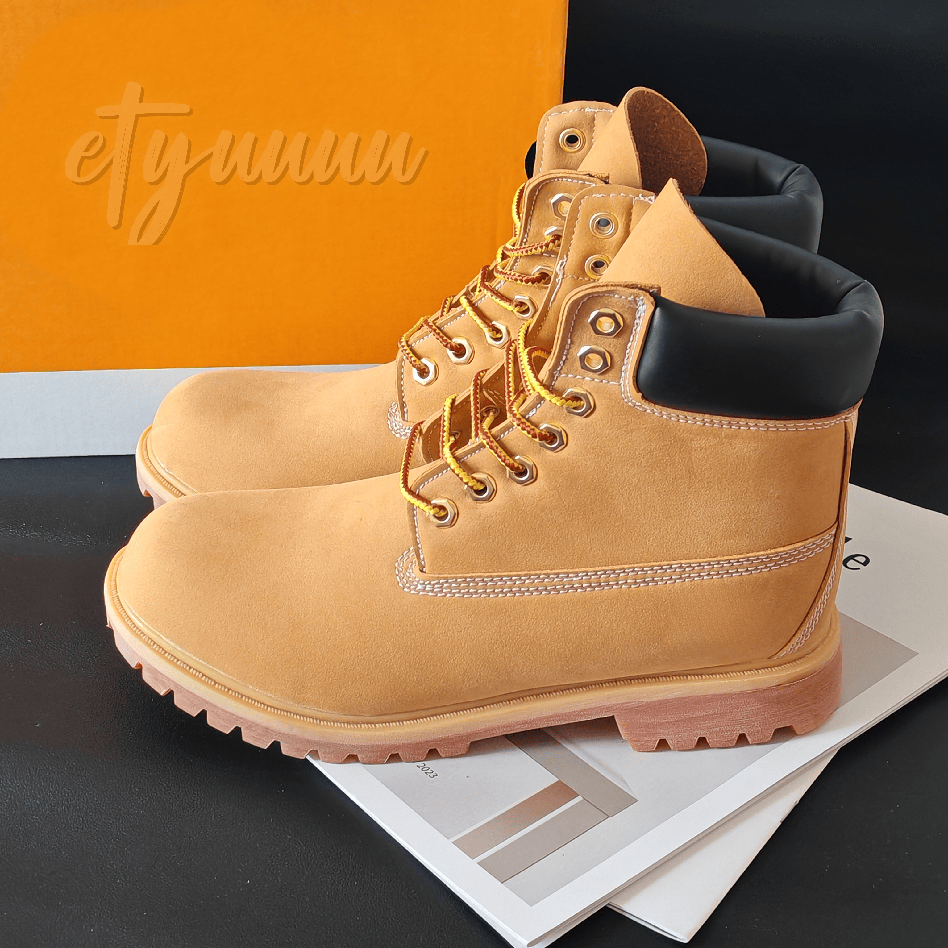 Designer top boots classic martin booties Shoes for mens womens winter Autumn bottes botte waterproof ankle sneakers over the knee snow high boot sh