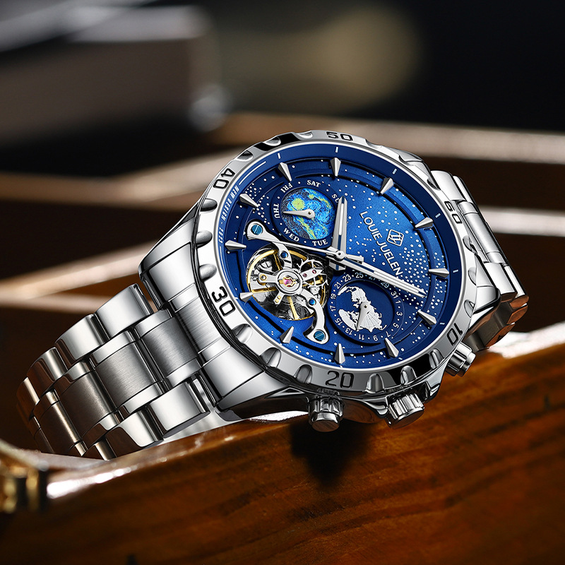 New popular star sea series luminous waterproof men's automatic mechanical watch