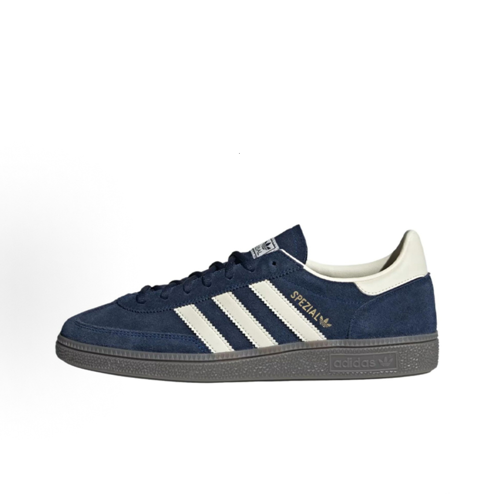 Adidas Designer Shoes Mens Women Originals Handball Spezial Lace Up Sport Sneakers Shoes Casual Running Shoes Deep Blue White Corduroy