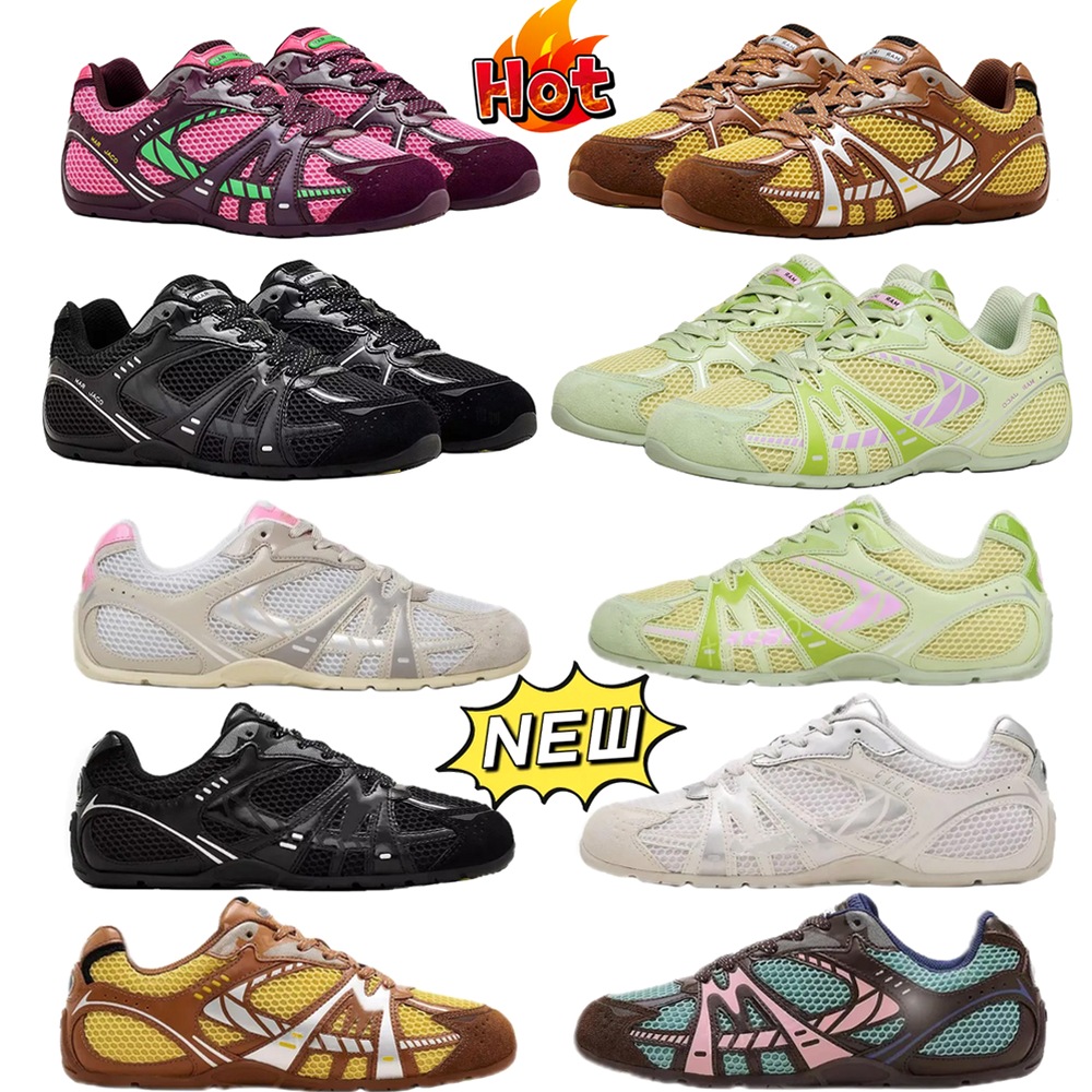 Designer Casual Marco Shoes Athletic Sneakers MJ 72 Featuring Vintage Aesthetic Mesh Construction Comfortable Fit For Spring Outdoors A79