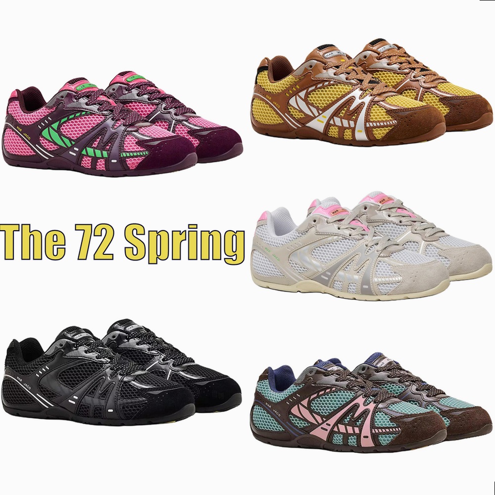 marco shoes Sneakers MJ Shoes Mesh Panel Color Block Sport For Ladies Lightweight Suede Stitching Outdoor Hiking Shoes Streetwear Daily A73