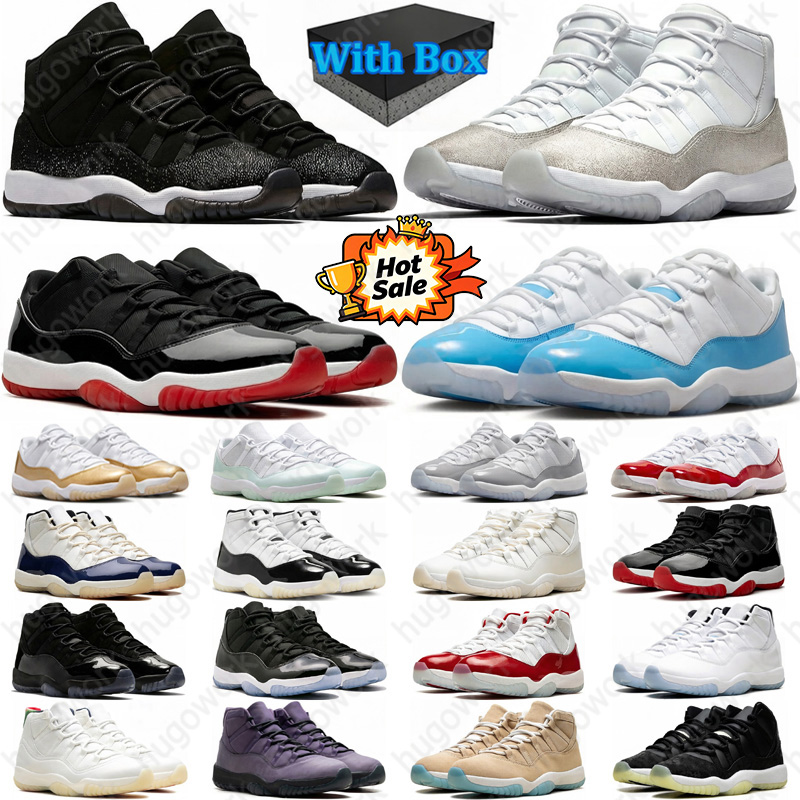 With Box 11 Basketball shoes Designer 11s for Men Women University Blue Rose Gold Grey Pink Cherry popular trainers outdoor runners sports sneakers