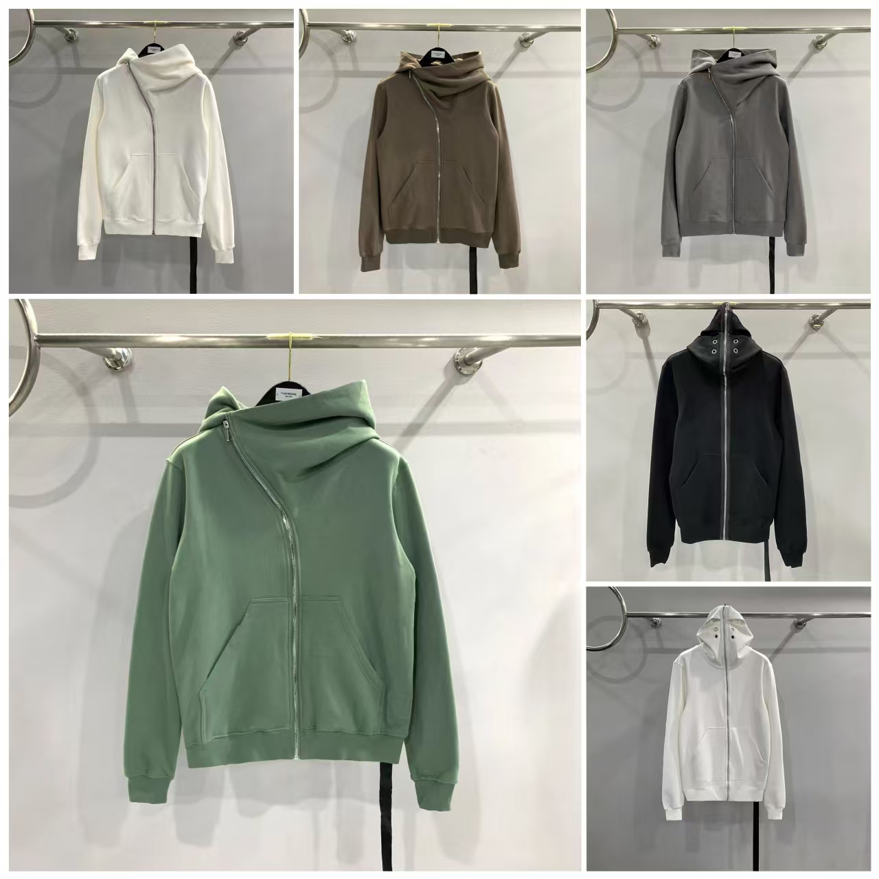 Subhuman hoodies designer hoodies Nouvelle veste à capuche design distinctif sombre avec une taille cintrée et une version courte à capuche ajust