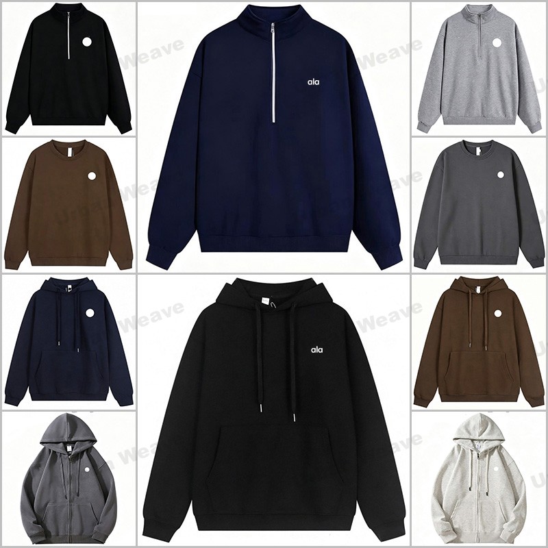 Hoodie Women Men Sets Designer Clothes Quarter Zip Sweatshirt Sweatpants Pullover Accolade Jacket Yoga 1/4 Full Zip Crew Neck Leg Pants Sweater Spor