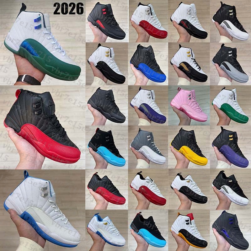Free Shipping 2026 With Box Designer Basketball 12 12s low Sport Shoes sneakers for Bloodline d h gate Taxi mens womens trainers Bucks French Blue F