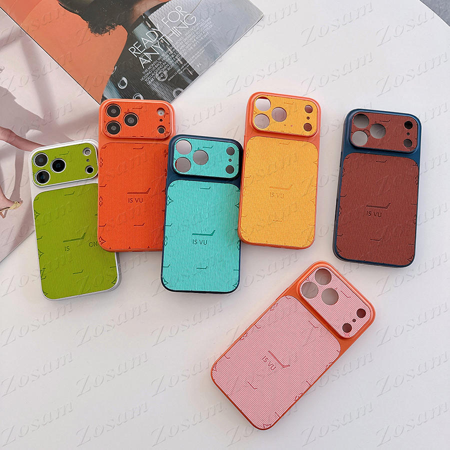Stylish Leather Emboss Designer Phone Case for iPhone 18 Pro Max 17 Air 16 Plus 15 14 13 Full Body Protection Anti-scratch Luxury Shockproof iPhone1