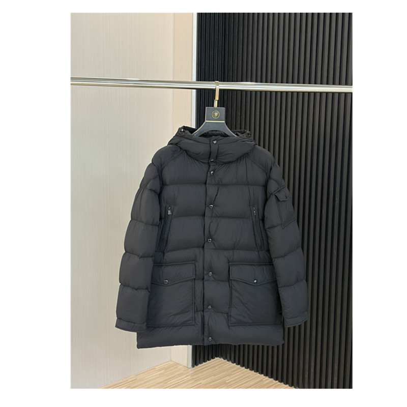 High-quality fluffy jacket g down jacket men's winter splash-proof warm brand ski suit luxury winter snow suit pocket windbreaker
