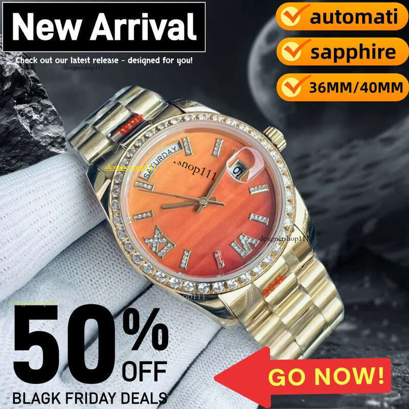 women mossanite mens watches high quality luxury designer man jason007 automatic 40MM high-end watch 904L stainless steel with box