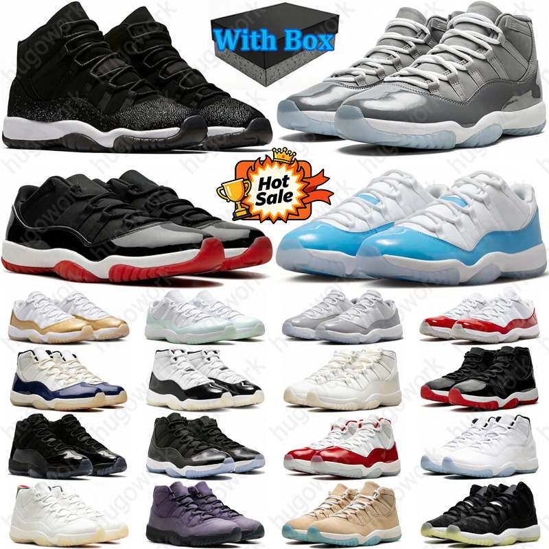 With Box 11 Basketball shoes Designer 11s for Men Women University Blue Rose Gold Cool Grey Cherry popular trainers outdoor runners sports sneakers